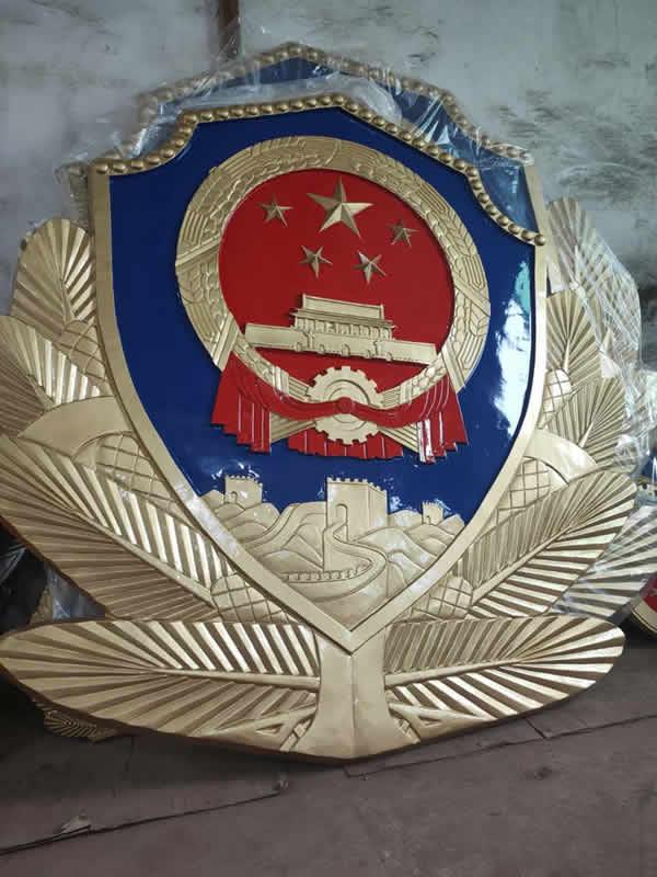 大型警徽制作的工藝要求有哪些-55