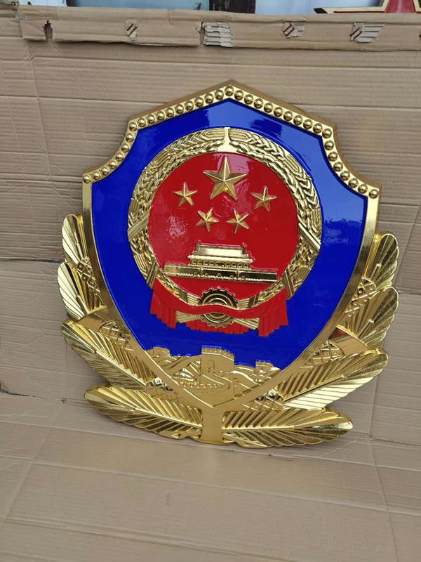 貼金警徽廠家直銷